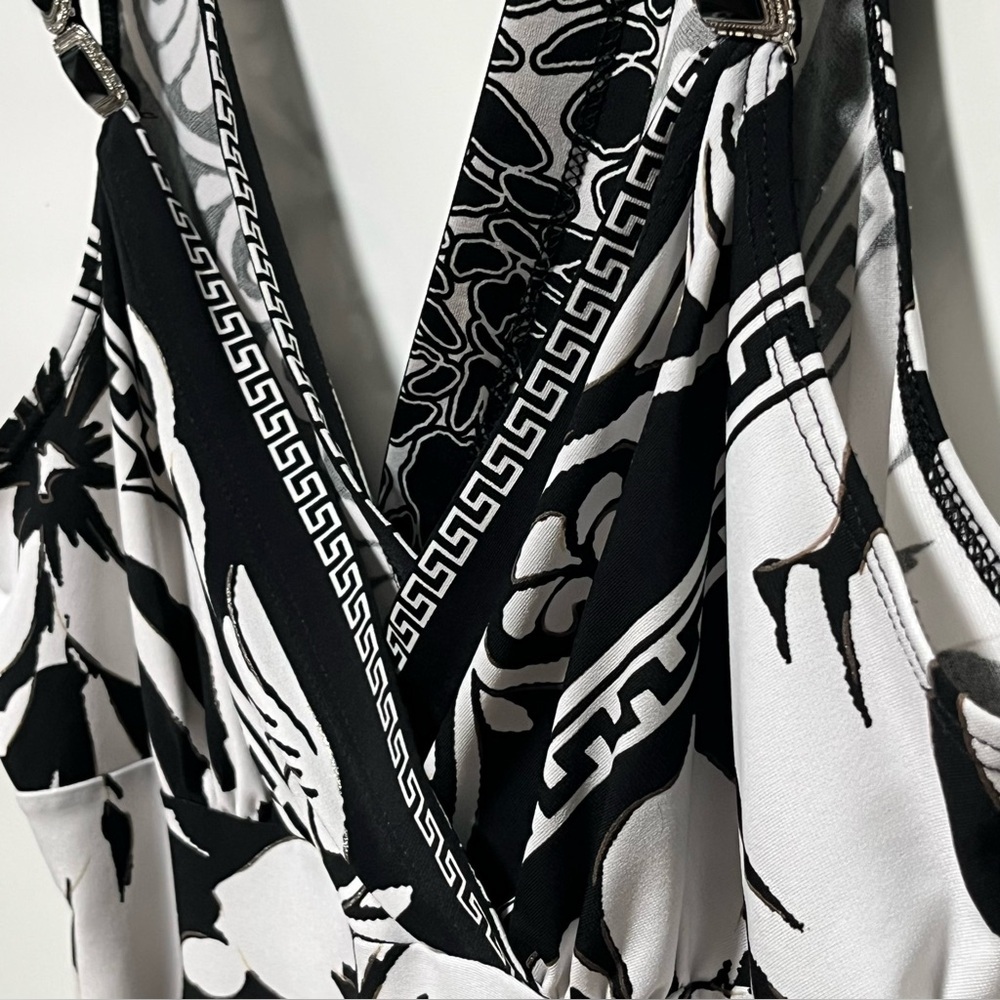 Cache Black and White Floral Blouse - Picture 7 of 7